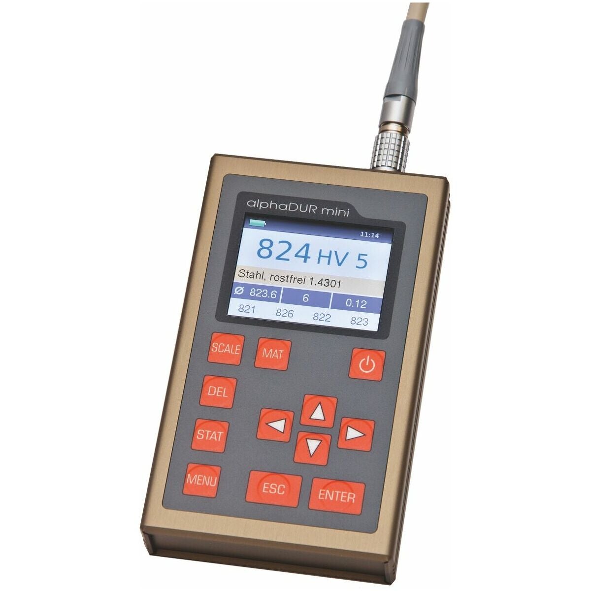 Mobil hårdhetsprovare alphaDUR mini (utan sond)