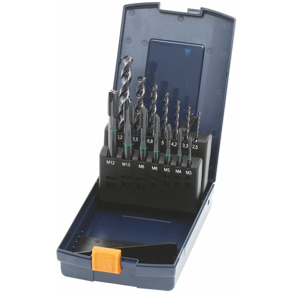 Maskingängtappar för genomgående hål + kärnhålsspiralborr