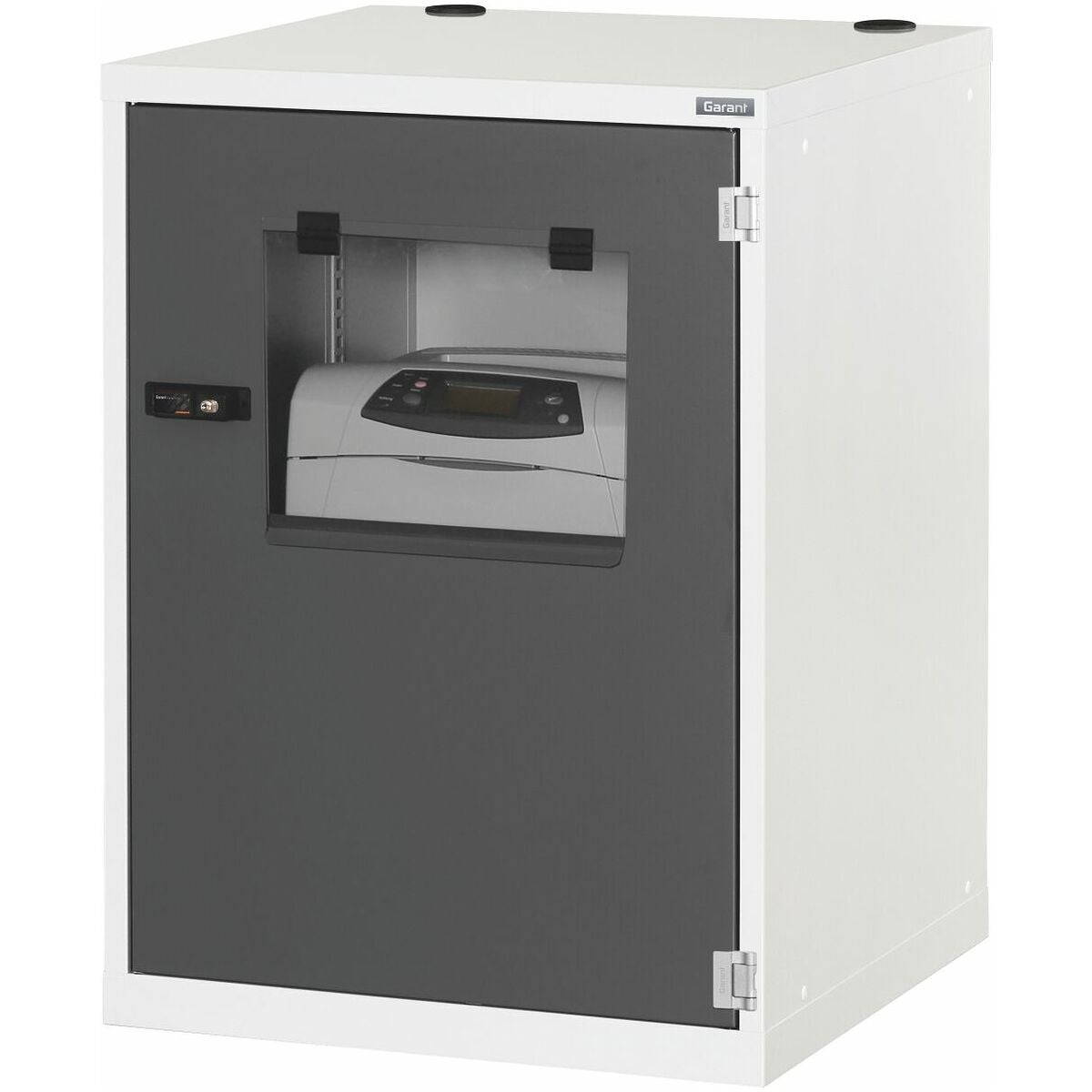 Office Station skrivarskåp, slagdörr med skrivarlucka 30×28G