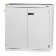 ESD-hyllskåp med dörrar helt av plåt