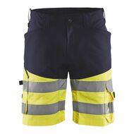 Varselshorts gul/marinblå