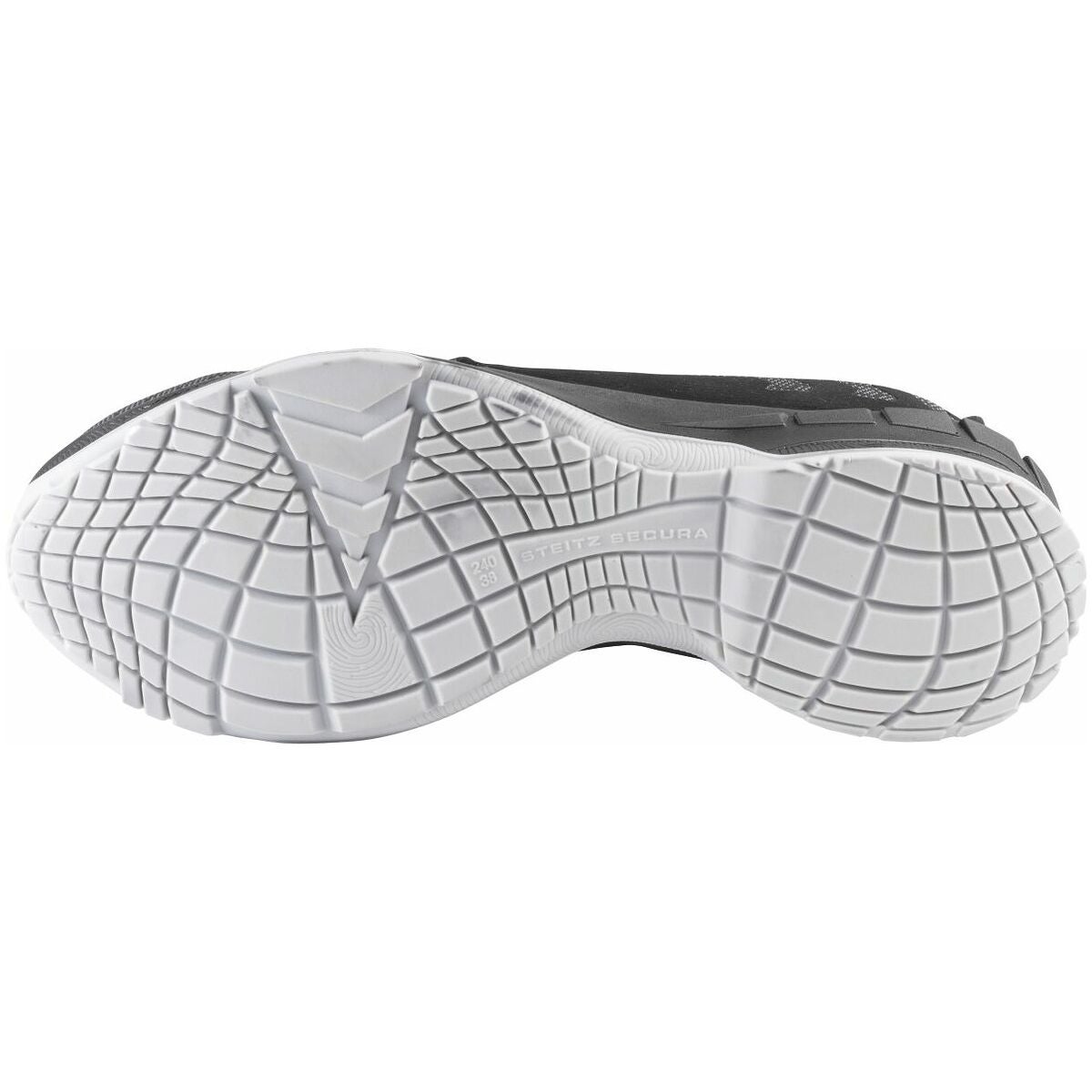 Halvsko svart/vit GINGER ESD, S2 XB 38