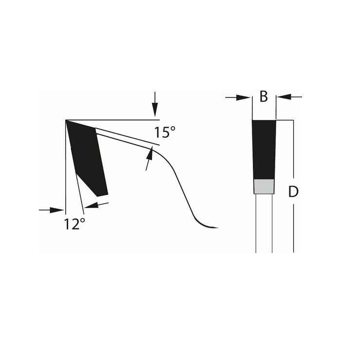 Cirkelsågblad, PKD-tänder Universal 250 mm