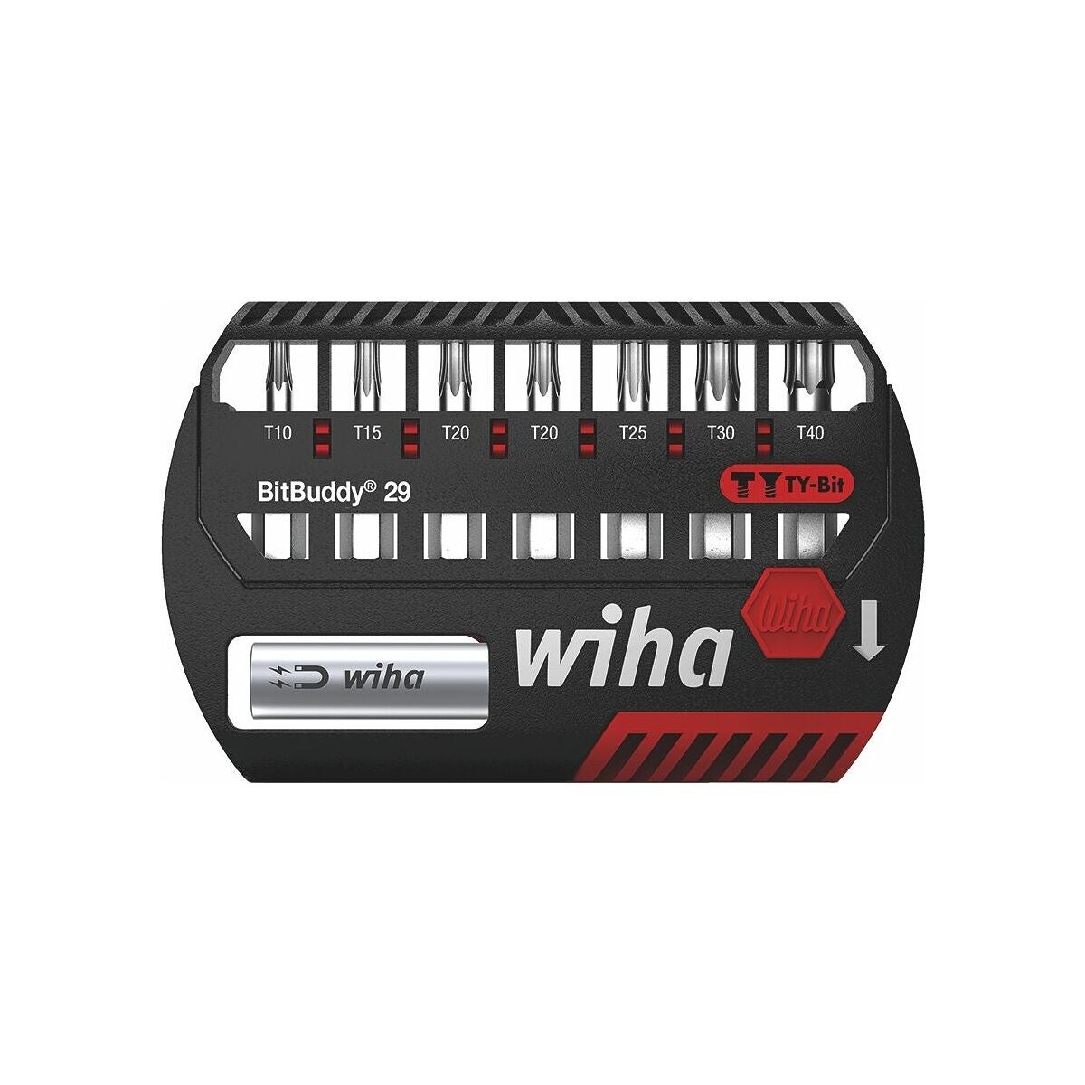 TY® bitssortiment, 8 delar, 1/4 tum C 6,3 29 mm