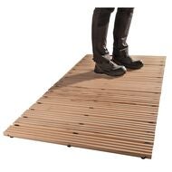 Säkerhetsträtrall utan kantfasning, utan kantprofil Bredd 80 cm