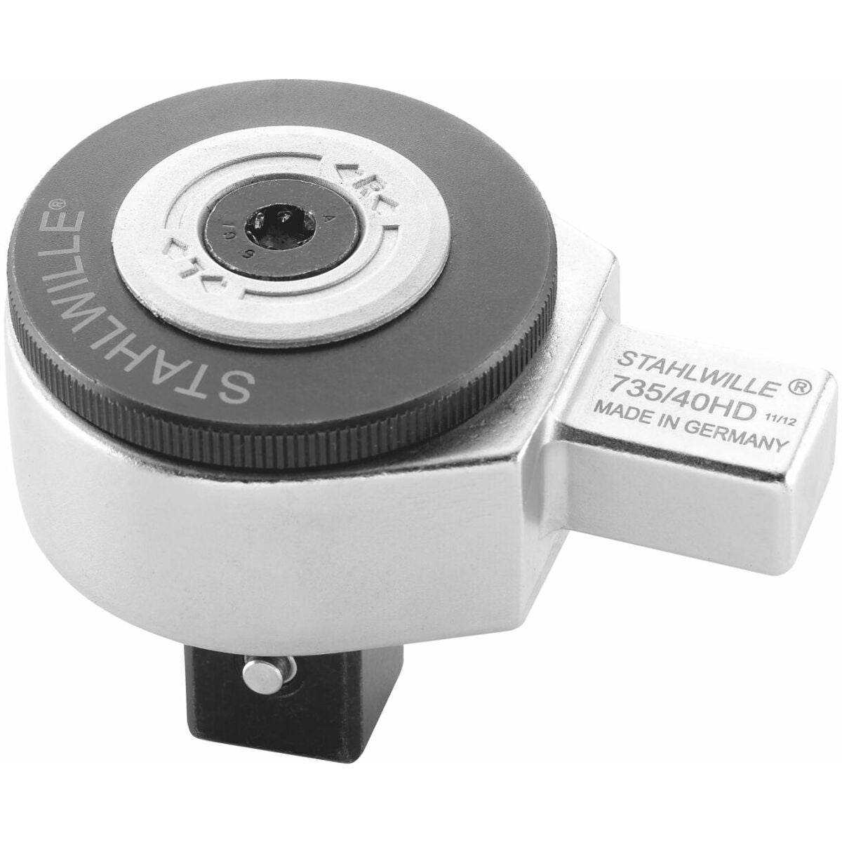 Omställbart spärrhuvud. 2-3/4HD tuuma