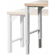 Vario arbetsbänk Basic, elektriskt höjdreglerbar, Bambuskiva 1000/DE mm