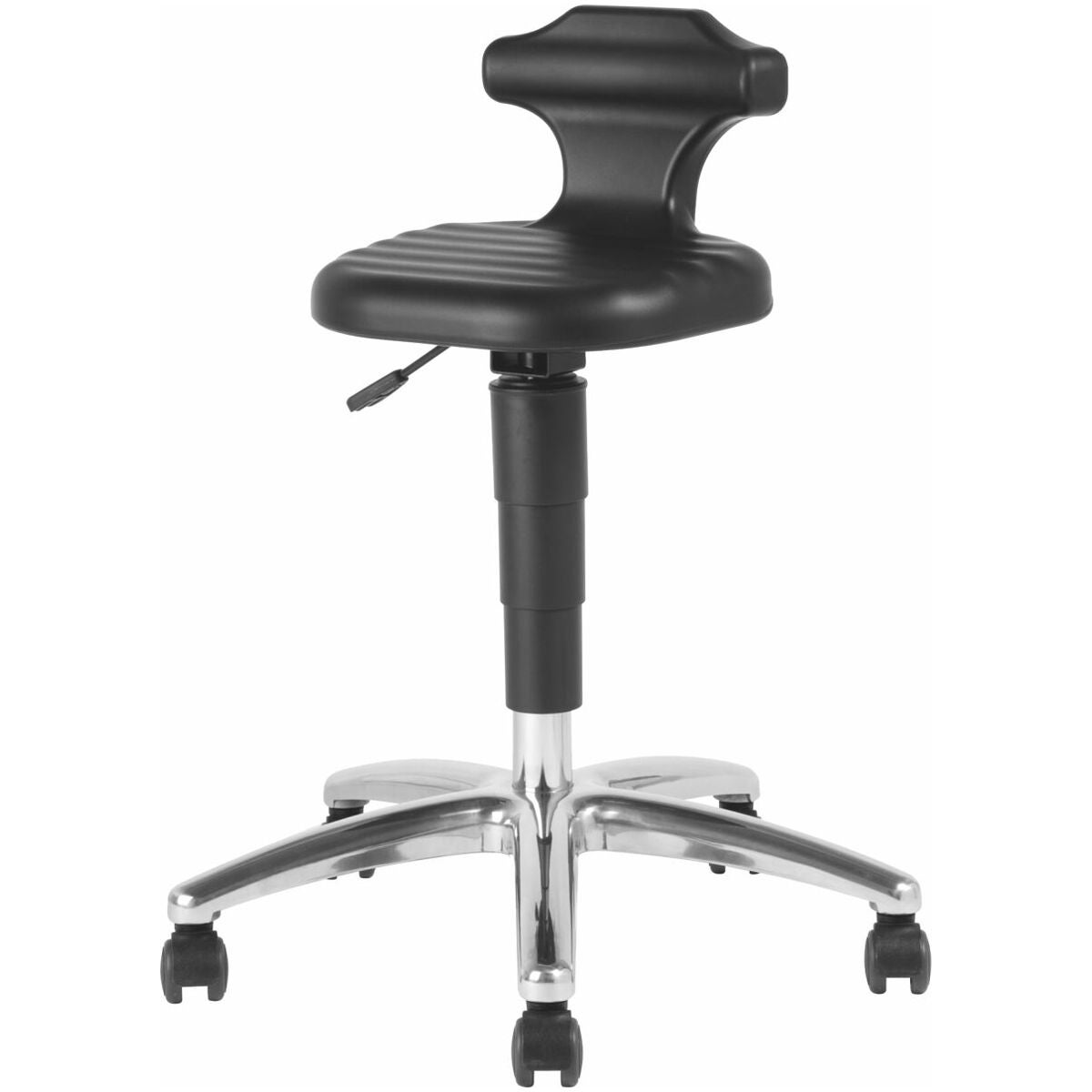 Sitt-/ståhjälp, polyuretanskumplast med hjul