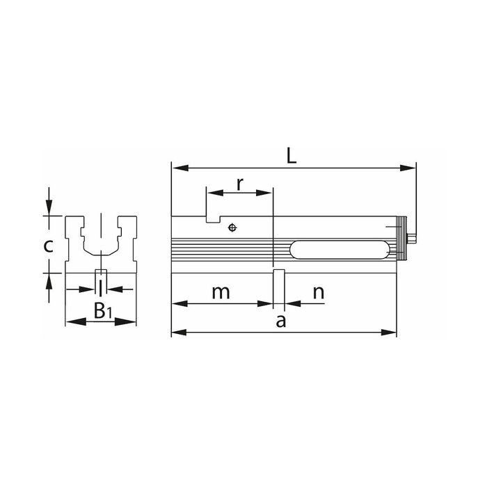 NC-kraftskruvstycke NC8 160