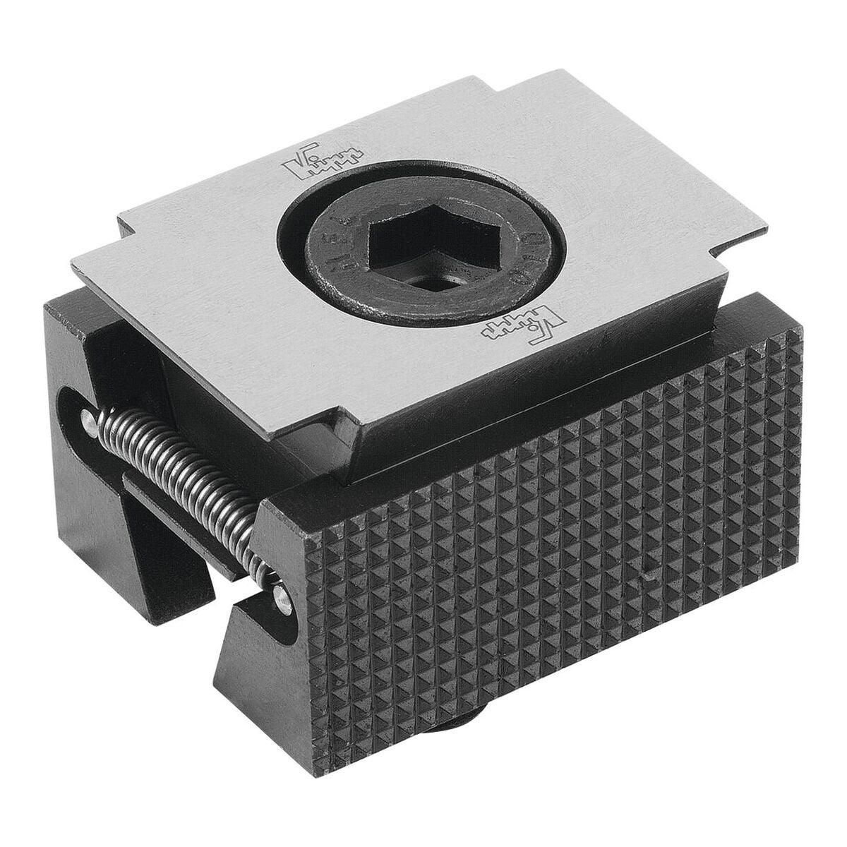 Kilspännare, smalt utförande räfflad M12X40 mm