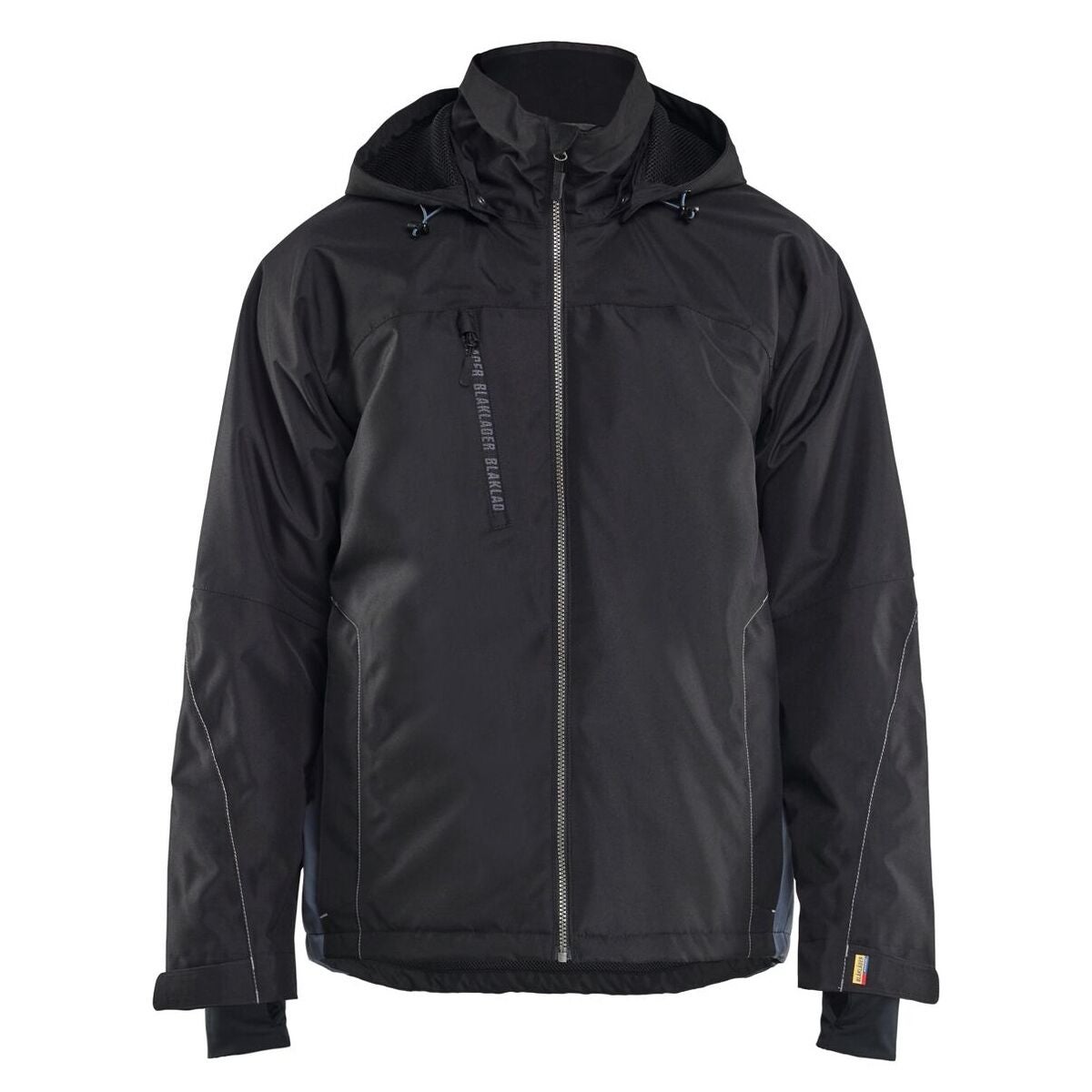 Funktionsjacka svart/grå