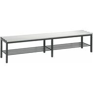 Sittbänk med skogaller, fristående Plast 1960