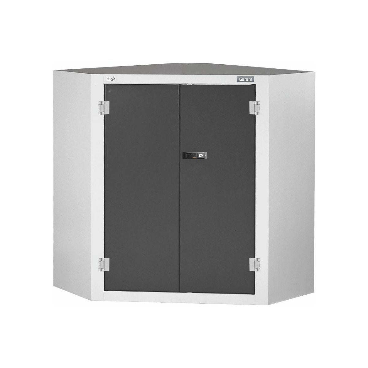 Hörnskåp komplett med mellanhylla