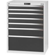 Verktygsskåp komplett med lådor 75 kg 26×20G