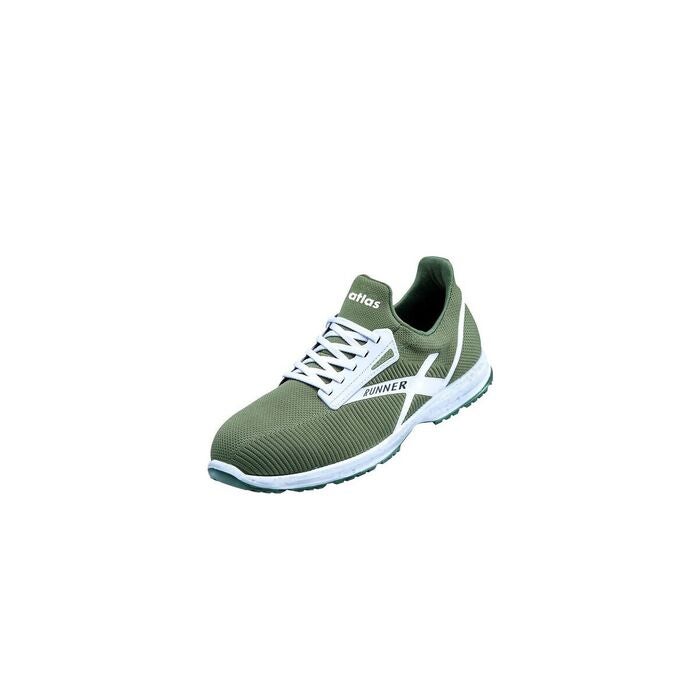 Lågsko i grön/vit Runner 75 ESD, S1P 41