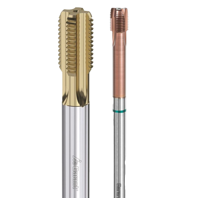 Gängtappar för genomgående hål