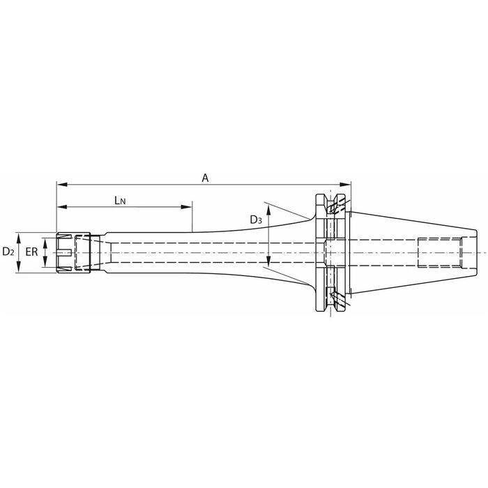 ER-hylschuck, mini/smal Form ADB 16