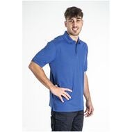 Pikétröja regular Herr kungsblå