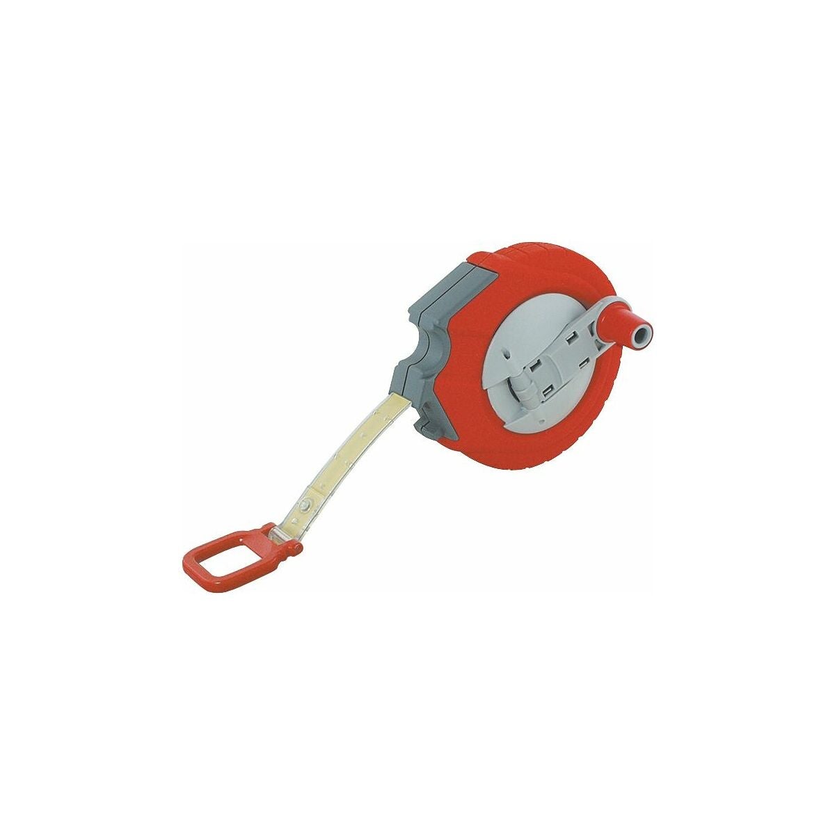 Polyamidbelagt stålmåttband i kapsel