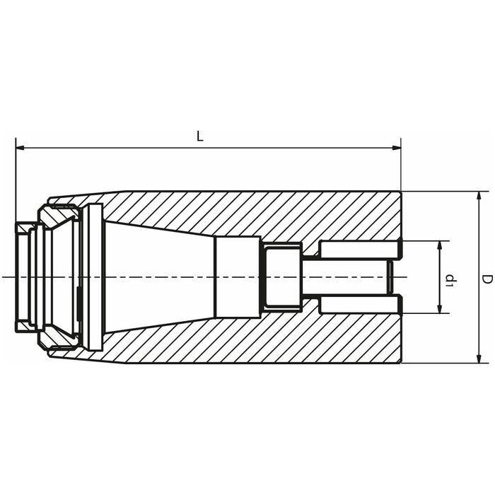 Adapter Knivhuvud / spännhylsa ER 22 mm