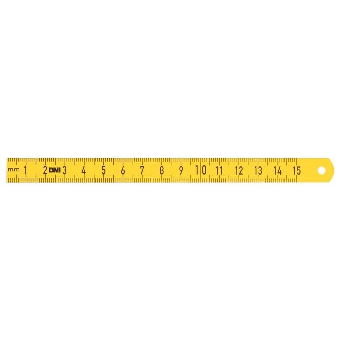 Flexibel stålmätsticka, skonsam mot ytan 150 mm