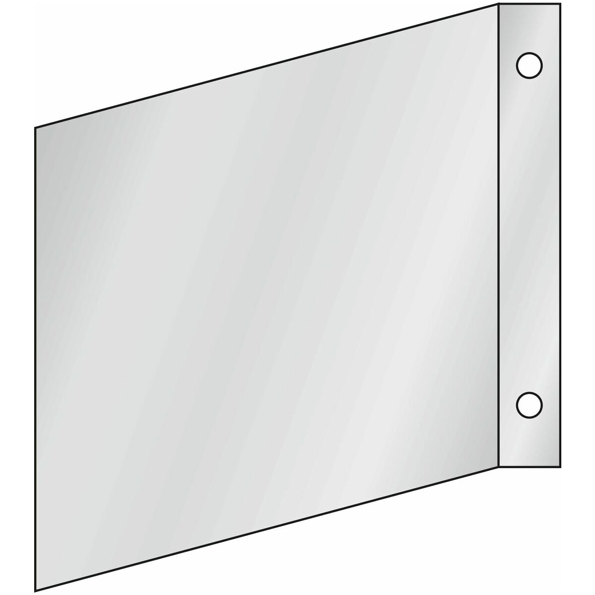 Flaggskylt Tak- eller väggmontering