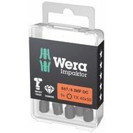 Impaktor bits för Torx®, 1/4 tum E 6,3 Sats med 5 bits TX40