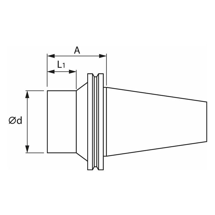 KOMET® fäste 80 mm