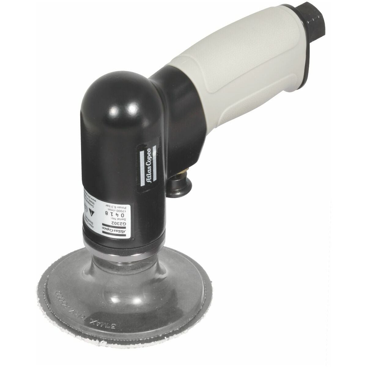 Tryckluftsdriven pistolvinkelslip