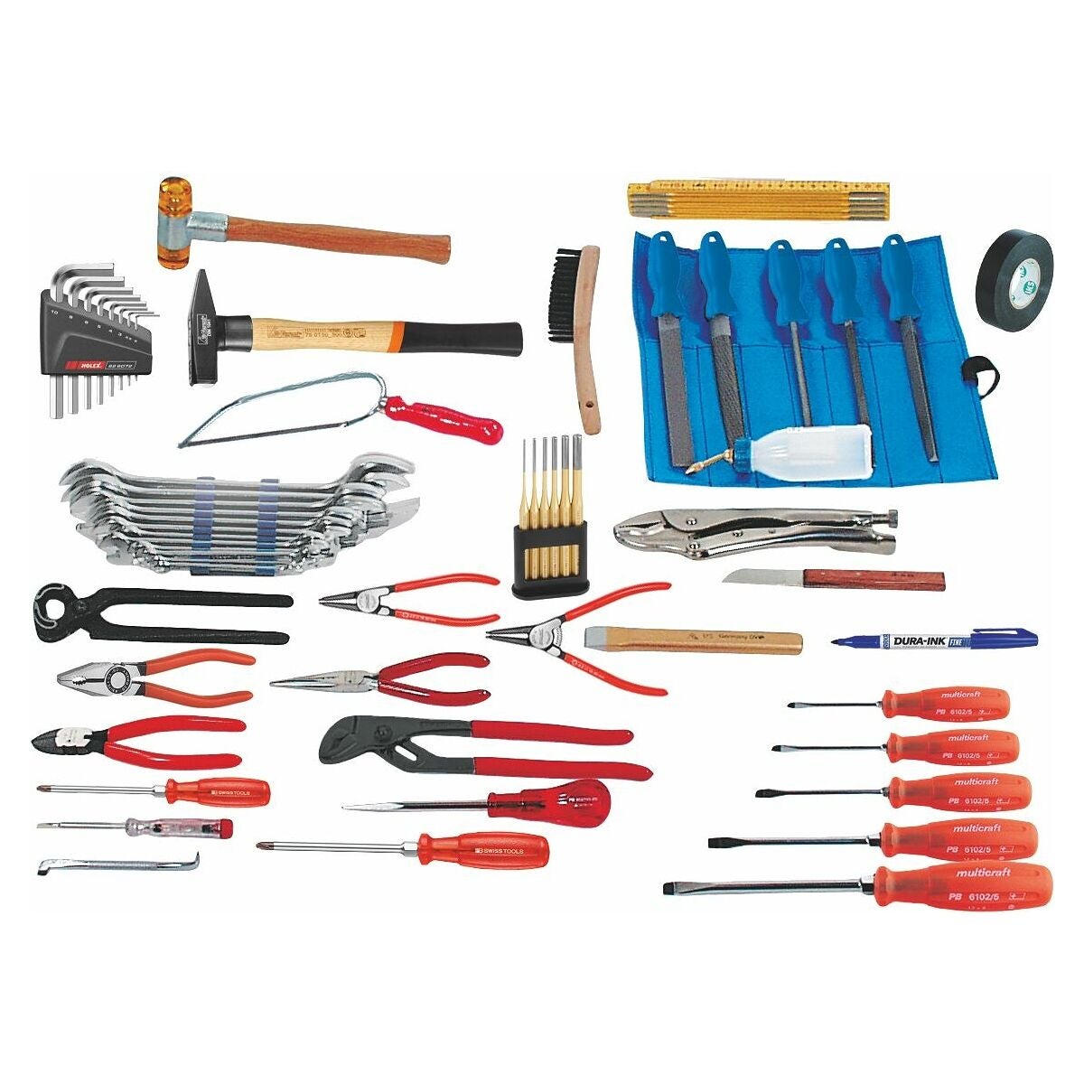 Monteringsverktygssats, 59 delar utan behållare