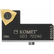 KOMET® TwinKom® hållare till tvåskärshuvud α = 90° Grov-bearbetning