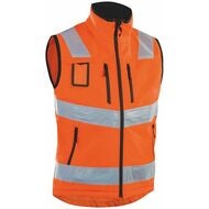 Varselsoftshellväst 2XL