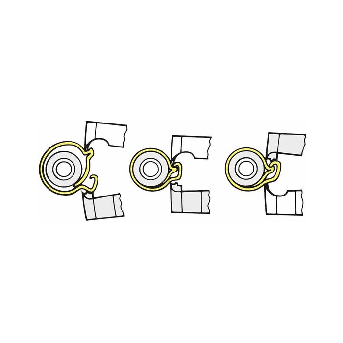 Slangklämstång 180 mm