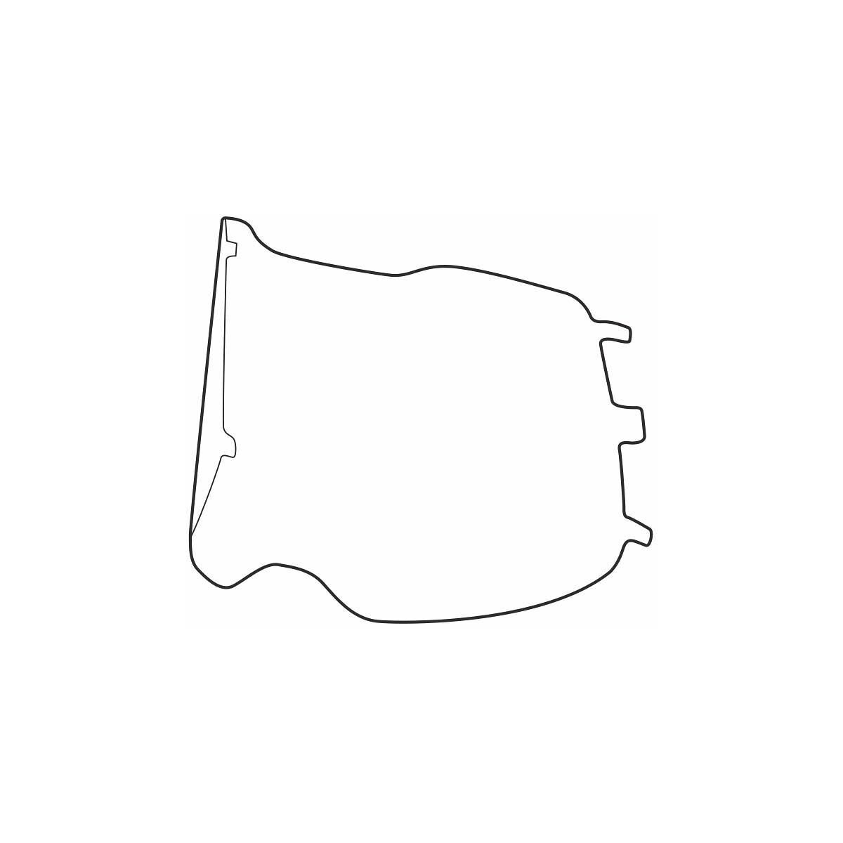 Utvändig täckglassats, 5 delar (rephållfast) G5-02