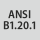 Norm: ANSI B 1.20.1