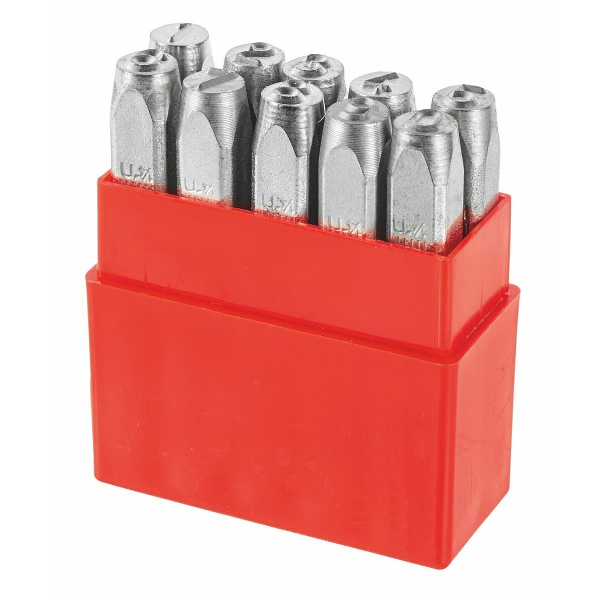 Sifferstämpelsats, 10 delar Spegelskrift 0−9