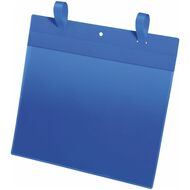 Dokumentportfölj blå med flikar Sats med 50 delar