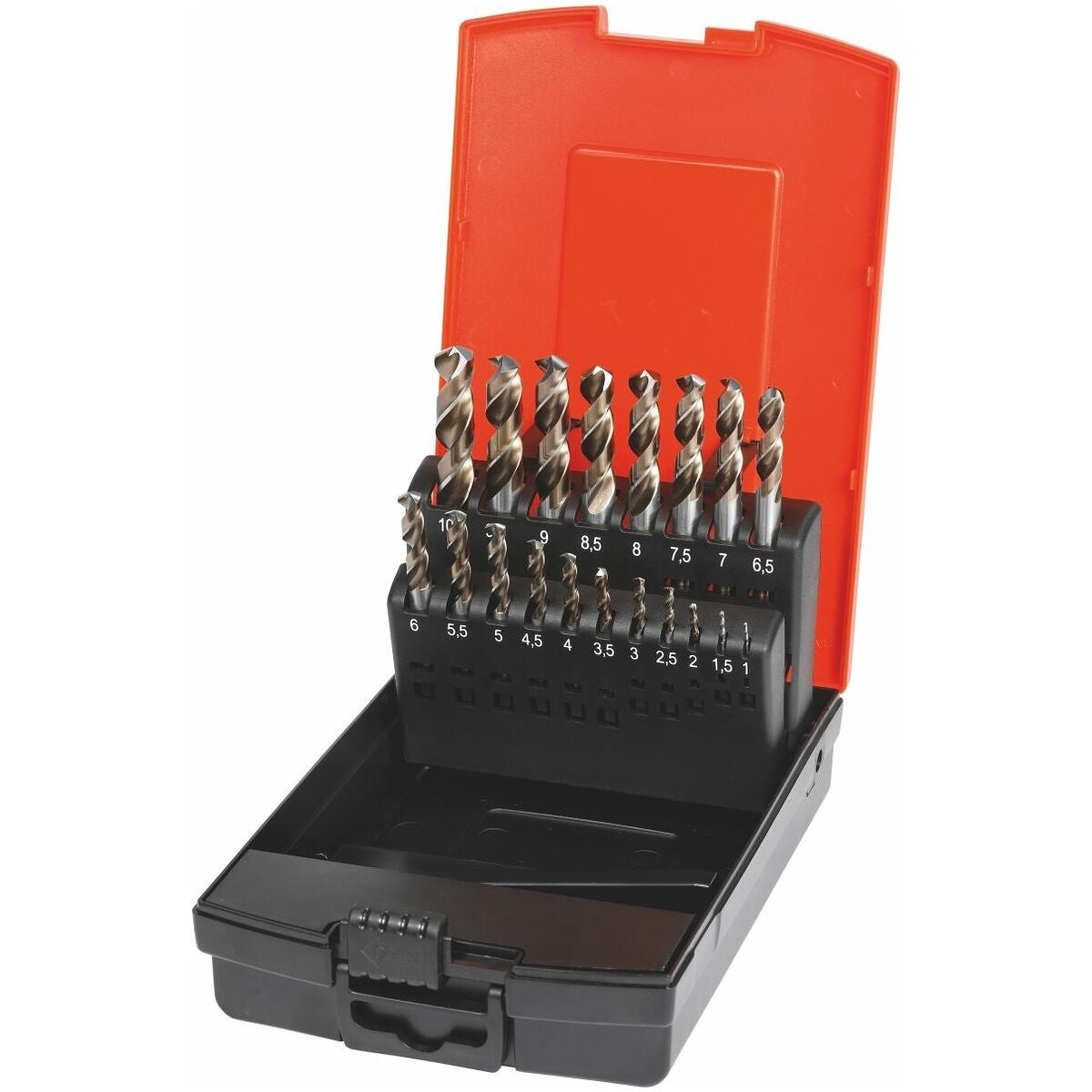 HOLEX CleverDrill kortborrsats HSS nr 113006, typ N med kassett 1-10
