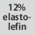 Tygsammansättning: 12% Elastolefin