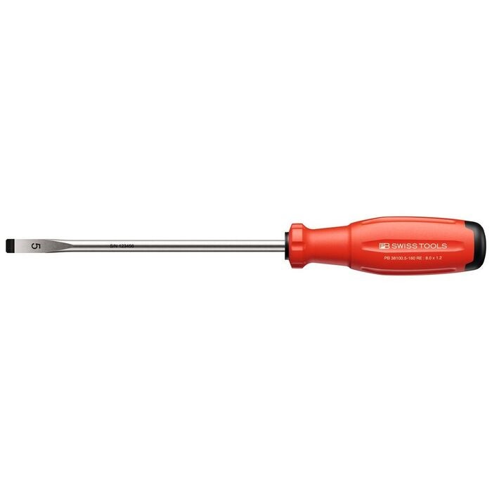 Skruvdragare för spår, med 2K-SwissGrip Evo-handtag 8 mm