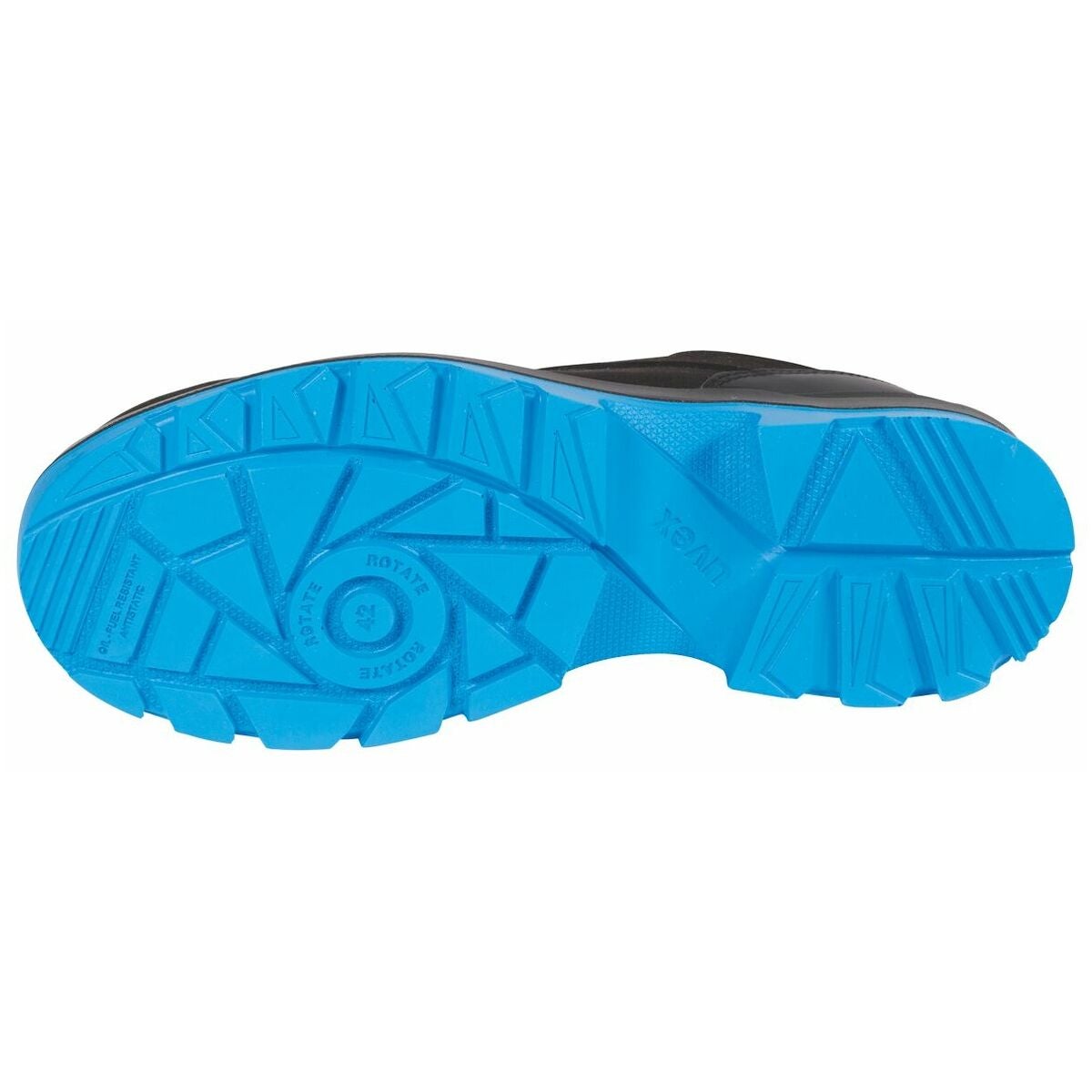 Halvsko svart/blå uvex 2 xenova, S2 47