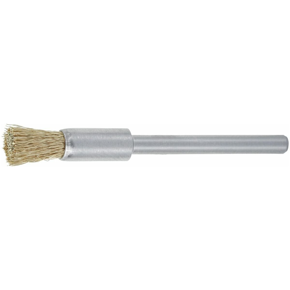 Miniatyr-ändborste Mässingtråd 0,10 mm