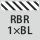för lettrad profil: RBR 1×BL