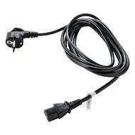 Strömkabel med jordkontakt typ F för Europa (utom Storbritannien) på strömkontakt C13 för kalla apparater C