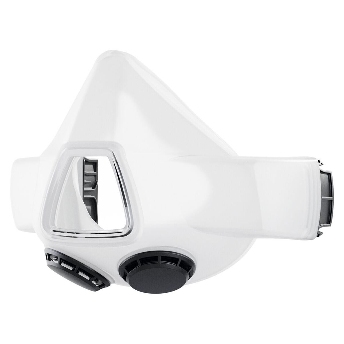 Halvmask, tätslutande SwissGrip vit