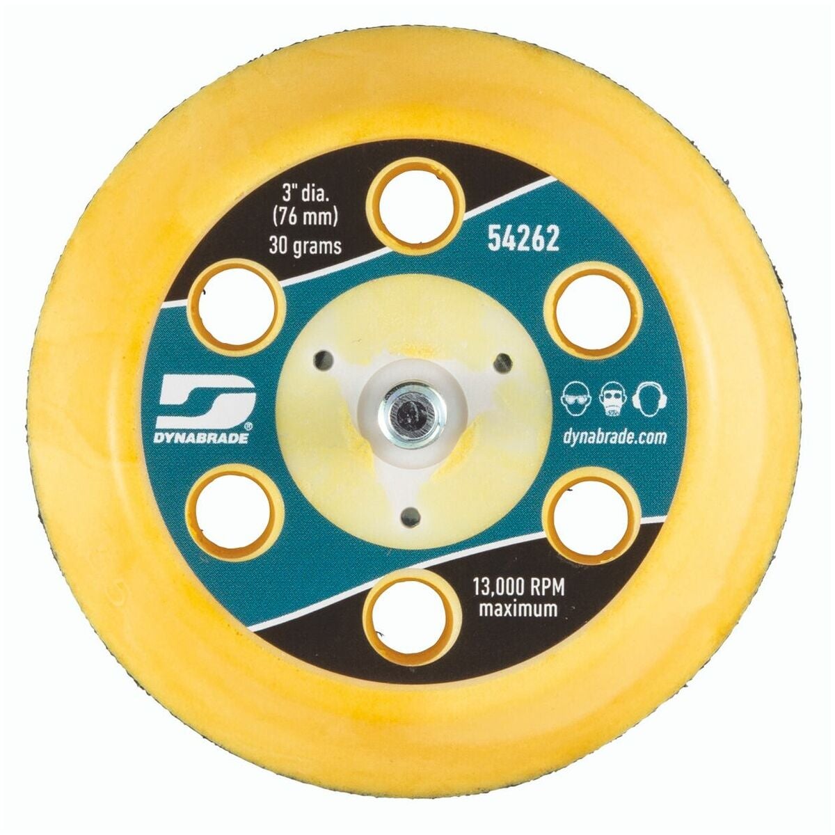 Sliprondell av polyuretan med kardborrband 6.faldig perforering