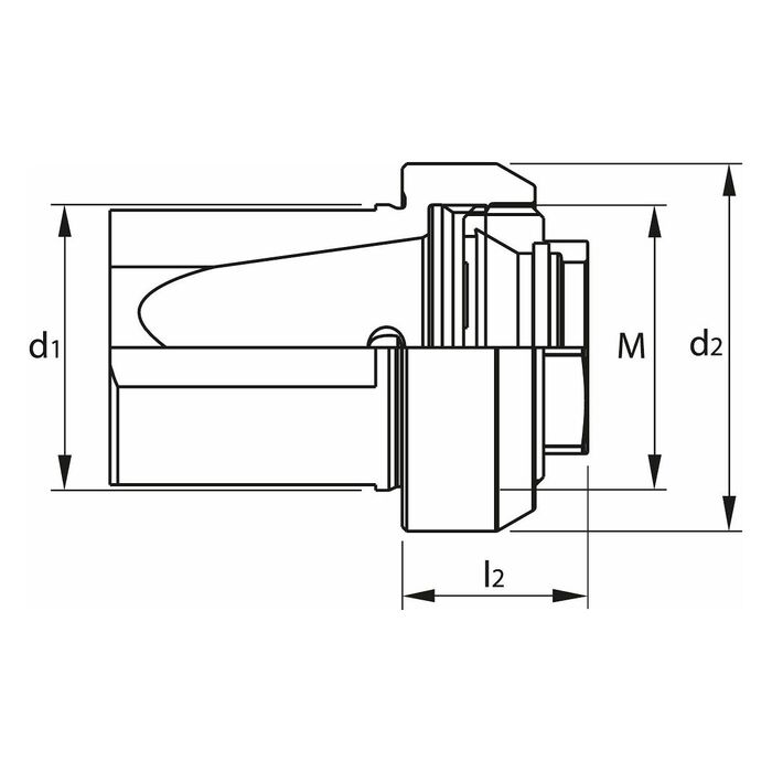 Spännhylsa cylindrisk 16