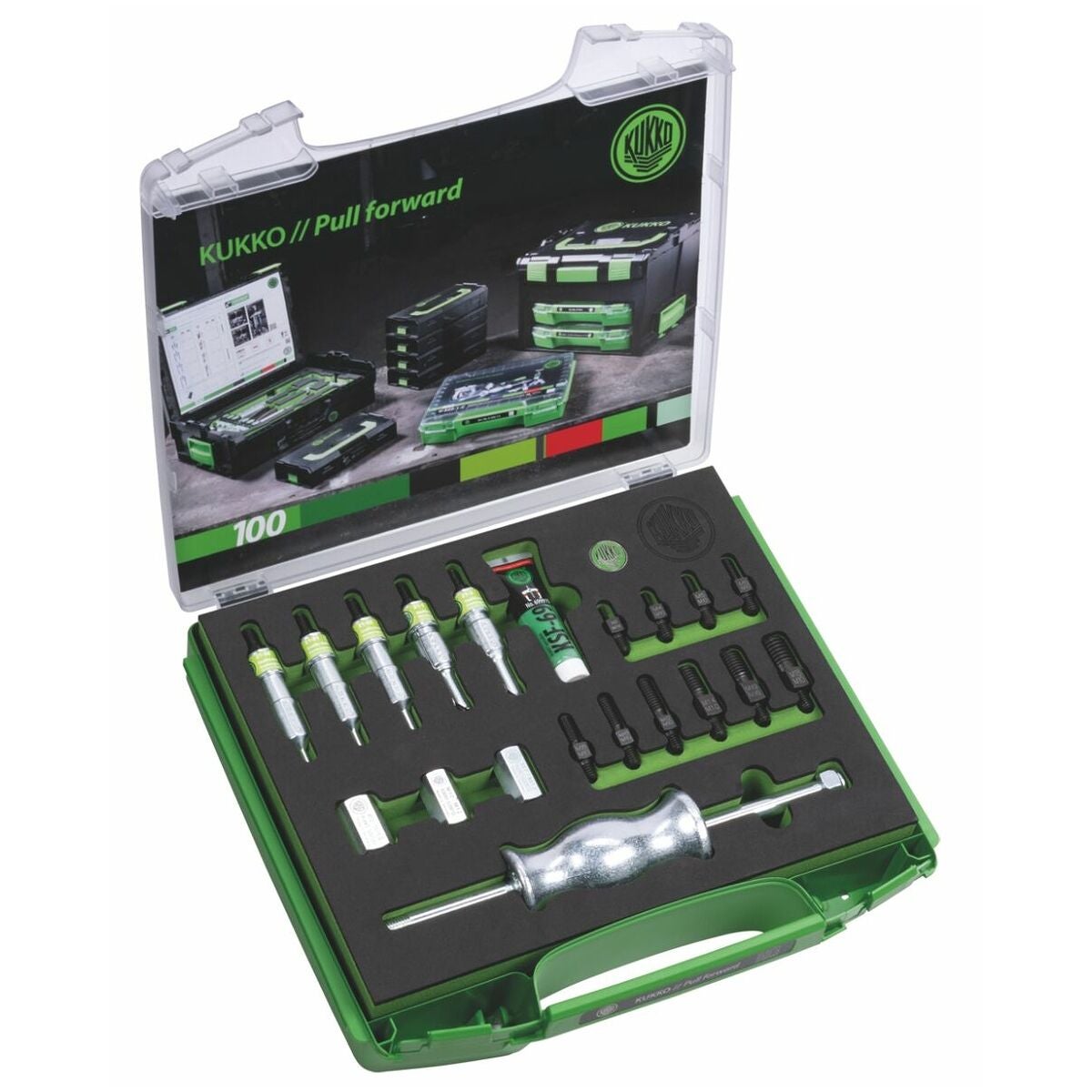 Stift- och kullagerutdragarsats