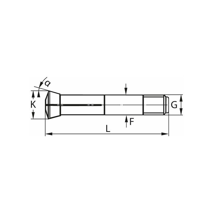 Dragspännare rund, DIN 6341 10 mm