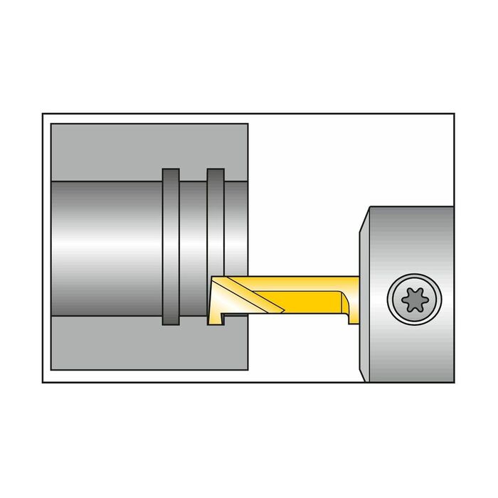 Mikro-sticksvarvinsats, invändig, vänster 5,2/2 mm